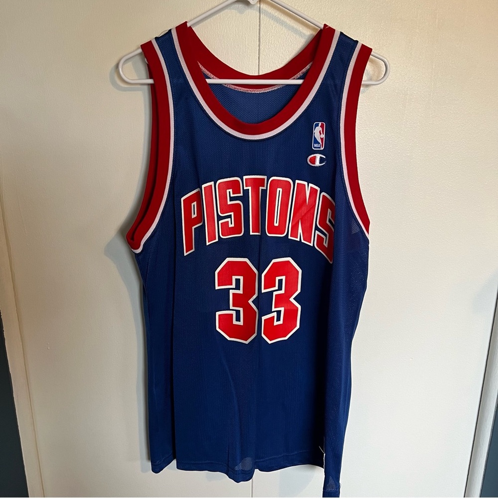 Detroit Pistons Grant Hill Jersey - Size 44